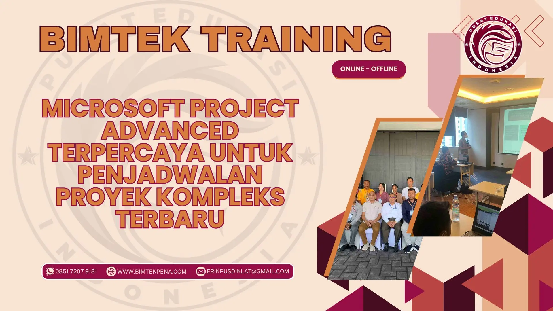 Bimtek Training Microsoft Project Advanced Terpercaya untuk Penjadwalan Proyek Kompleks Terbaru