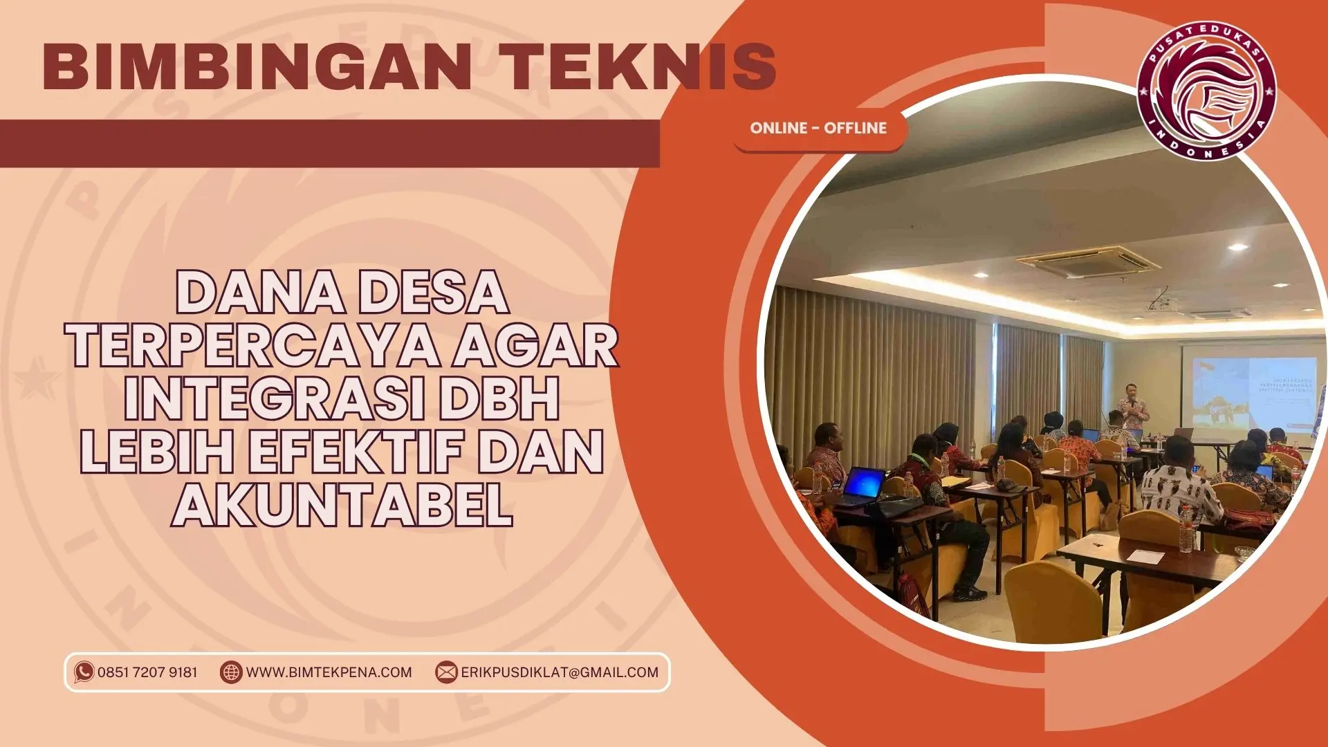 Bimtek Dana Desa Terpercaya agar Integrasi DBH Lebih Efektif dan Akuntabel 2026-2027