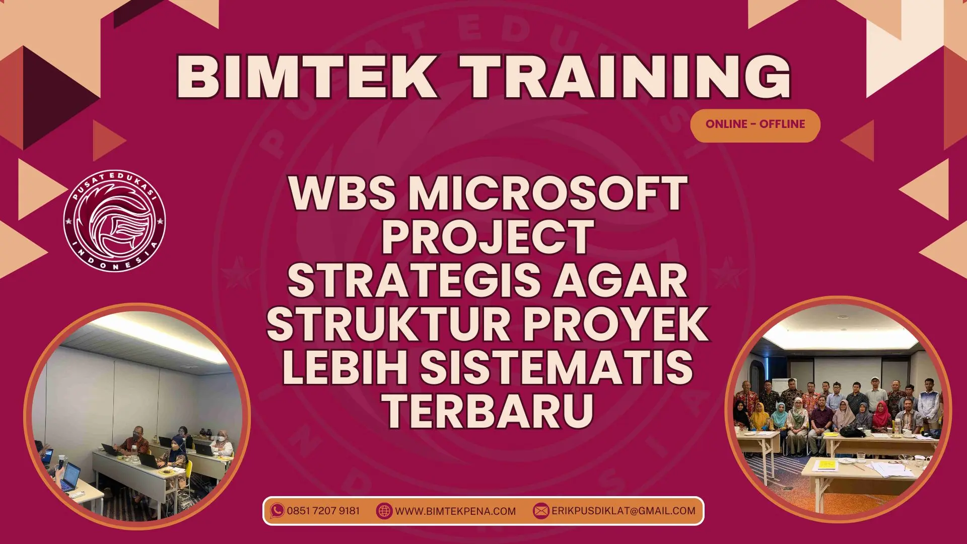 Bimtek Training WBS Microsoft Project Strategis agar Struktur Proyek Lebih Sistematis Terbaru