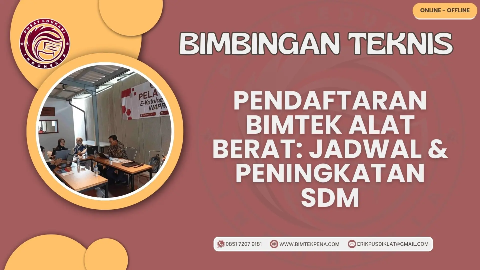 Pendaftaran Bimtek Alat Berat: Jadwal & Peningkatan SDM