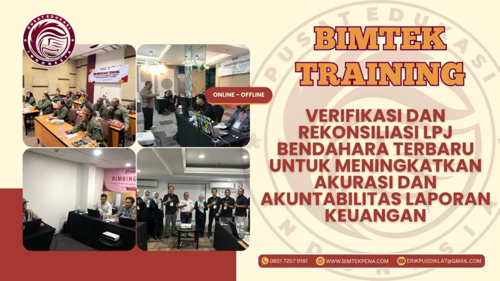 Bimtek Verifikasi dan Rekonsiliasi LPJ Bendahara 2026–2027 untuk pengelola keuangan
