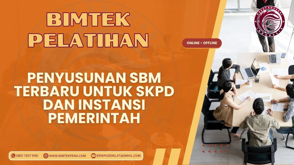 Panduan Bimtek Penyusunan SBM Tahun 2026-2027 Terbaru untuk SKPD dan Instansi Pemerintah
